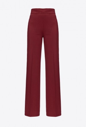 Pinko Flared Trousers BURGUNDY-PORT ROYALE | SN-PKO33711