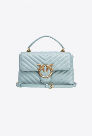 Pinko Mini Lady Love Bag Puff Chevron E68Q | SN-PKO32625