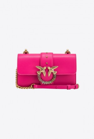 Pinko Mini Love Bag One Simply Jewel PINKO PINK-ANTIQUE GOLD | SN-PKO32335