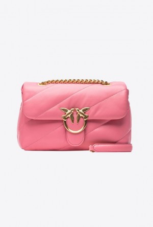 Pinko Pinko Galleria Classic Love Bag Puff PEONY-BRUSHED GOLD | SN-PKO32925