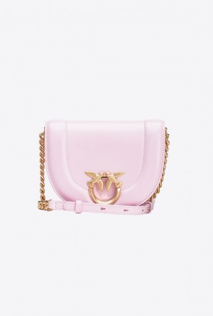 Pinko Pinko Galleria Mini Love Bag Click Round FESTIVAL BLOOM-BRUSHED GOLD | SN-PKO32341