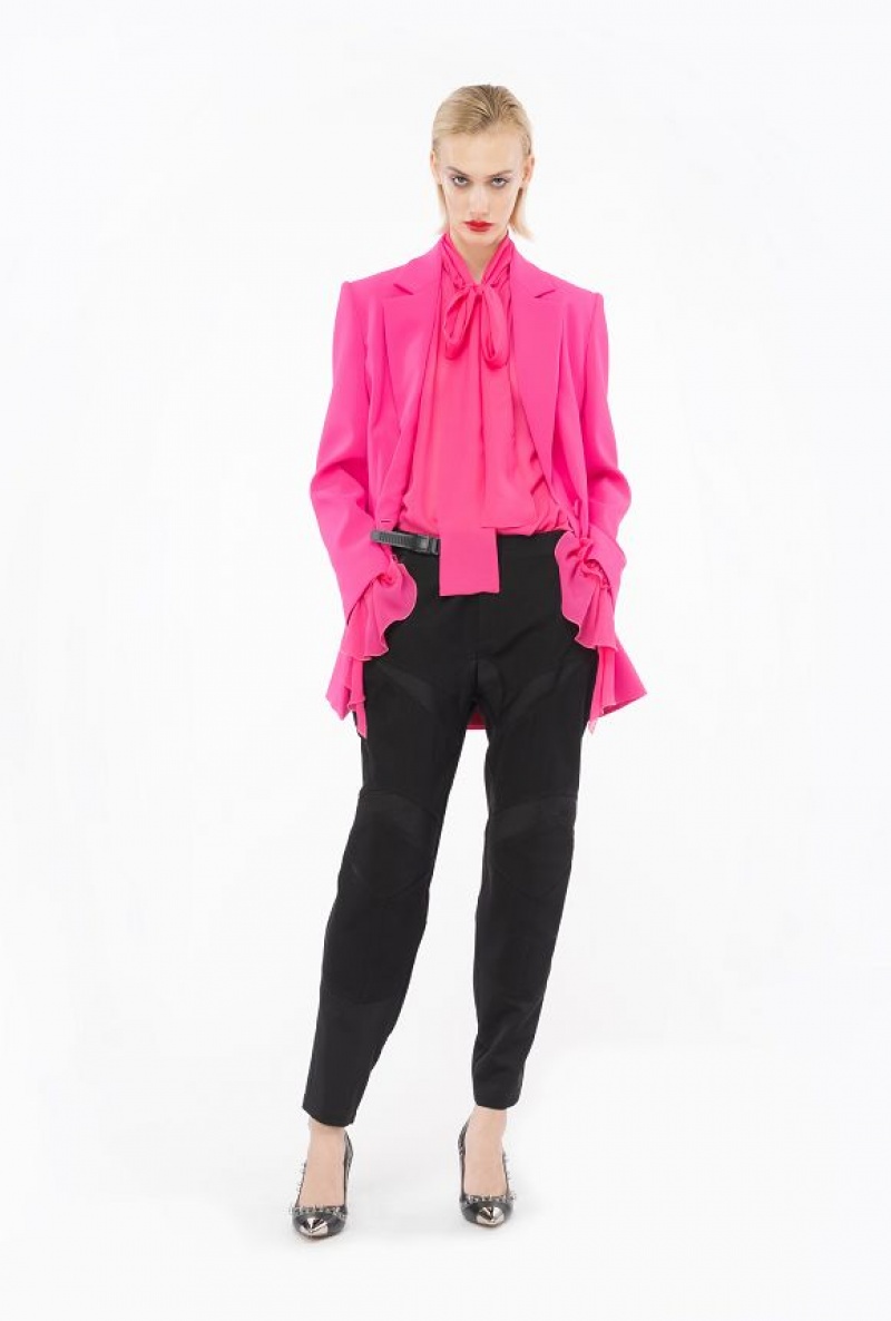 Pinko Blouse With Bow And Ruching BEETROOT | SN-PKO33190