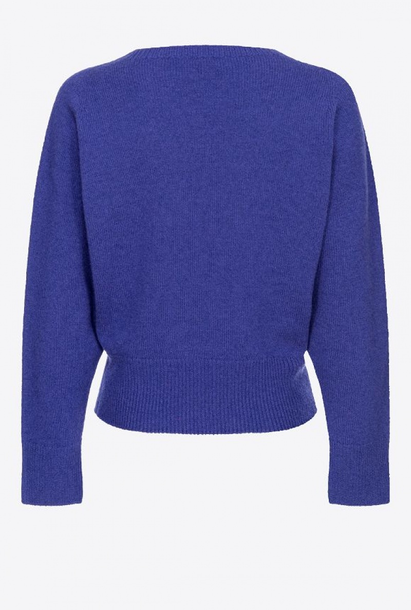 Pinko Cashmere-blend Pullover INTENSE WISTERIA | SN-PKO33486