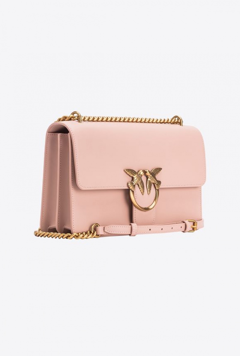 Pinko Classic Love Bag One Simply PINK/DUSTY PINK-ANTIQUE GOLD | SN-PKO32520