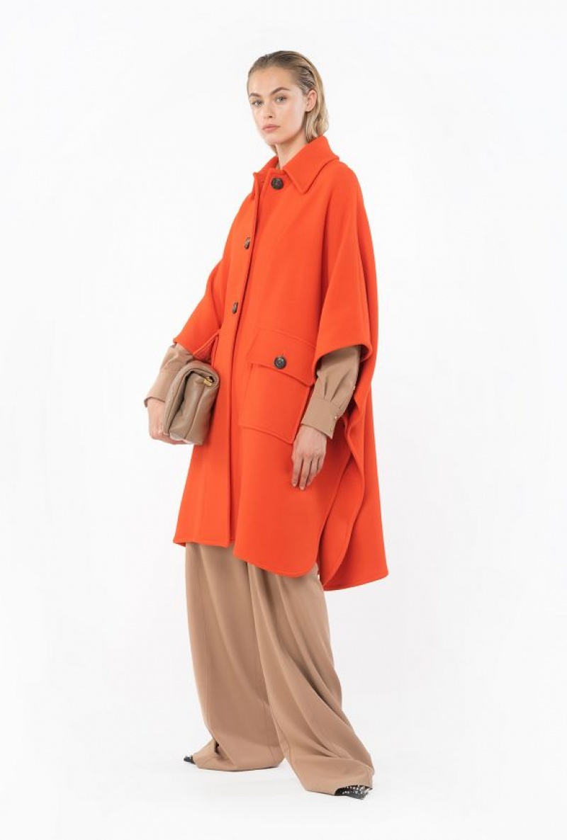 Pinko Cloth Cape SURIMI ORANGE | SN-PKO33627