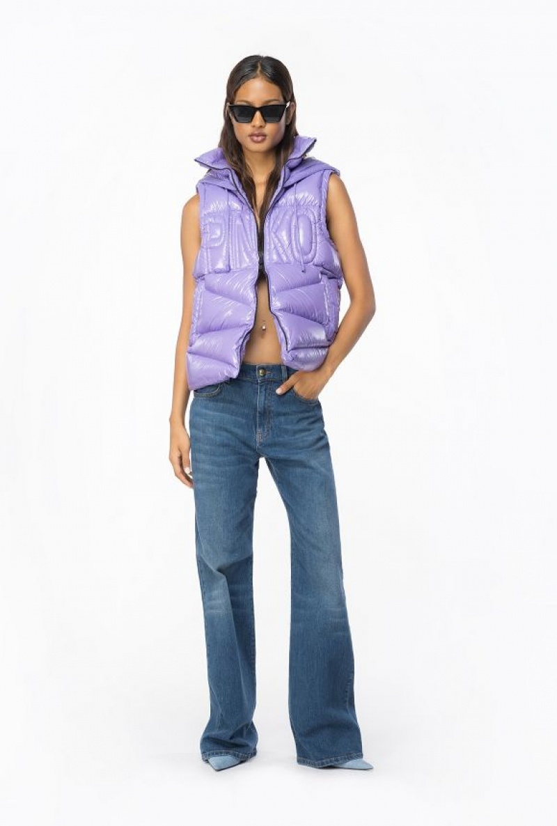 Pinko Down Vest KASHMIR PURPLE | SN-PKO33611