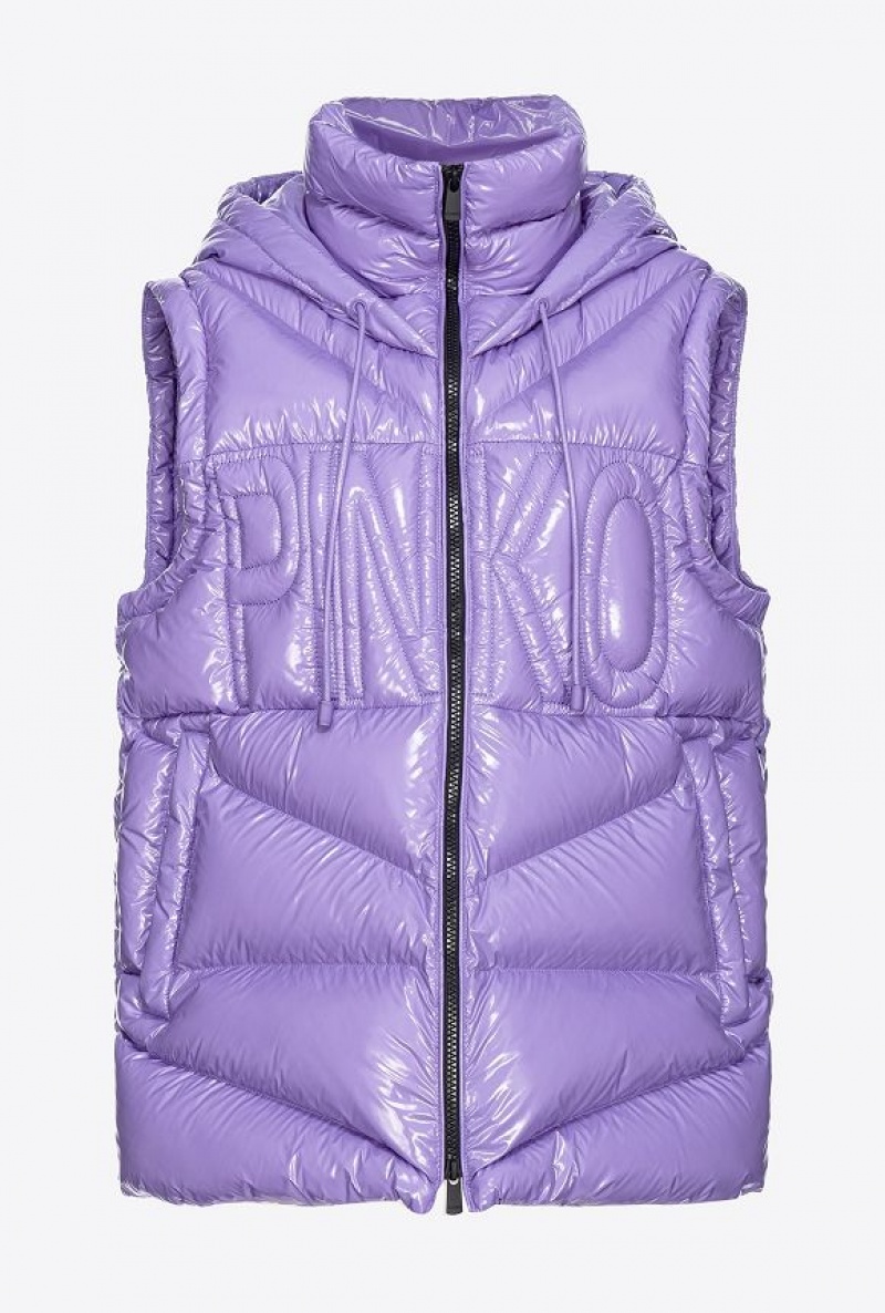 Pinko Down Vest KASHMIR PURPLE | SN-PKO33611