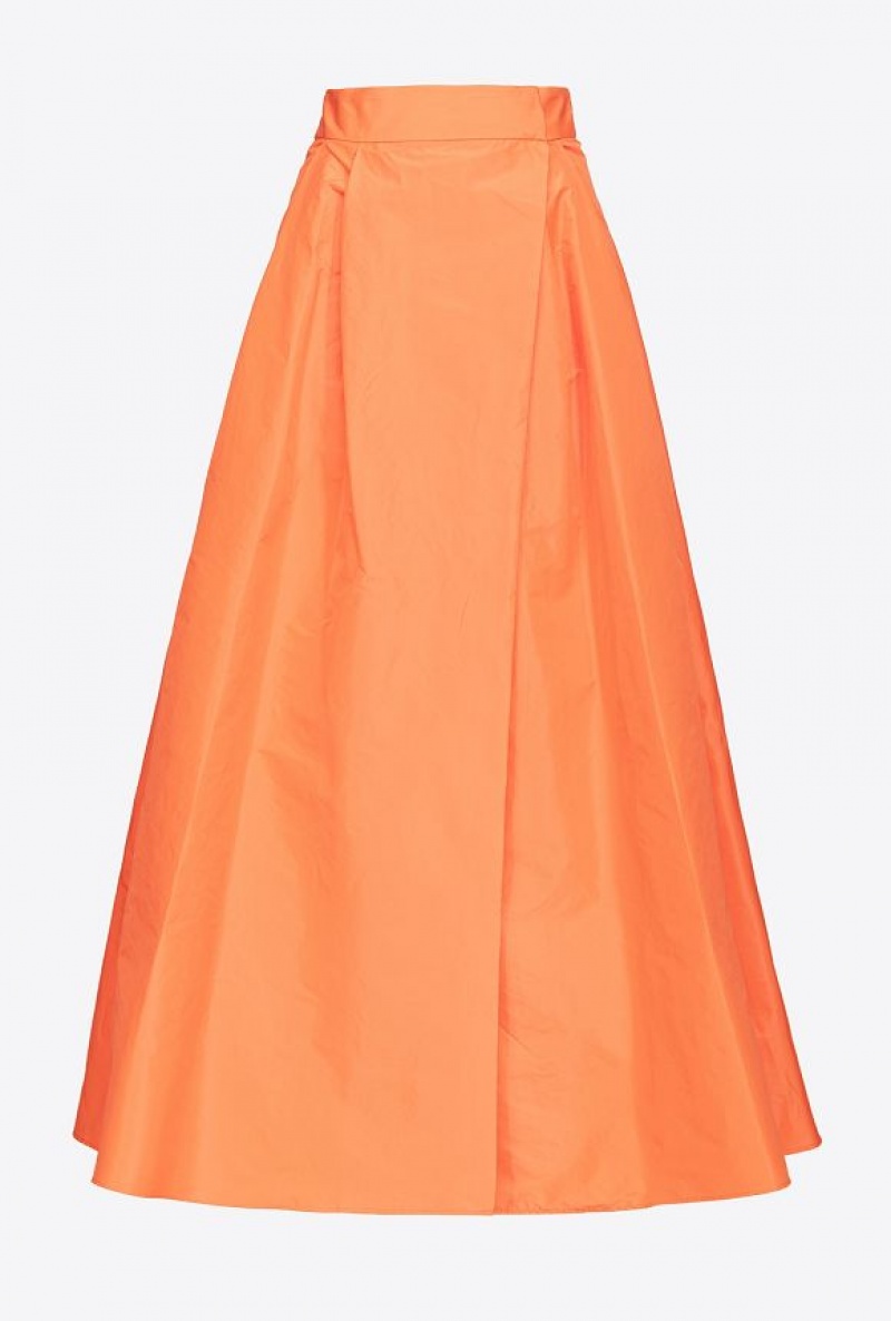 Pinko Elegant Maxi-skirt RED ORANGE | SN-PKO34055