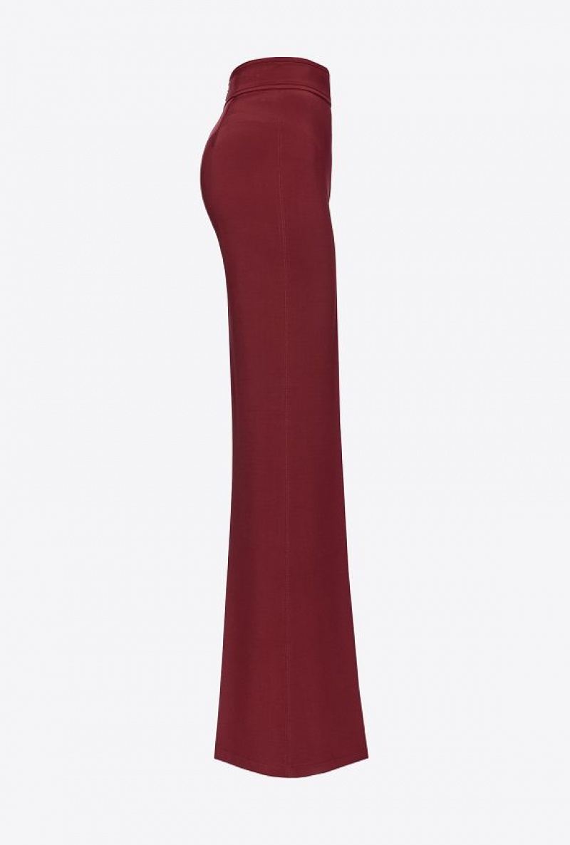 Pinko Flared Trousers BURGUNDY-PORT ROYALE | SN-PKO33711