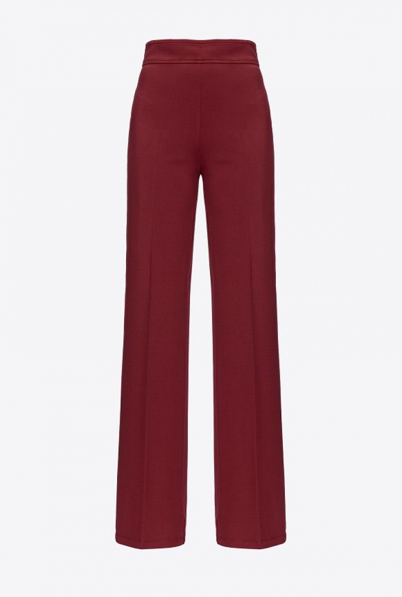 Pinko Flared Trousers BURGUNDY-PORT ROYALE | SN-PKO33711