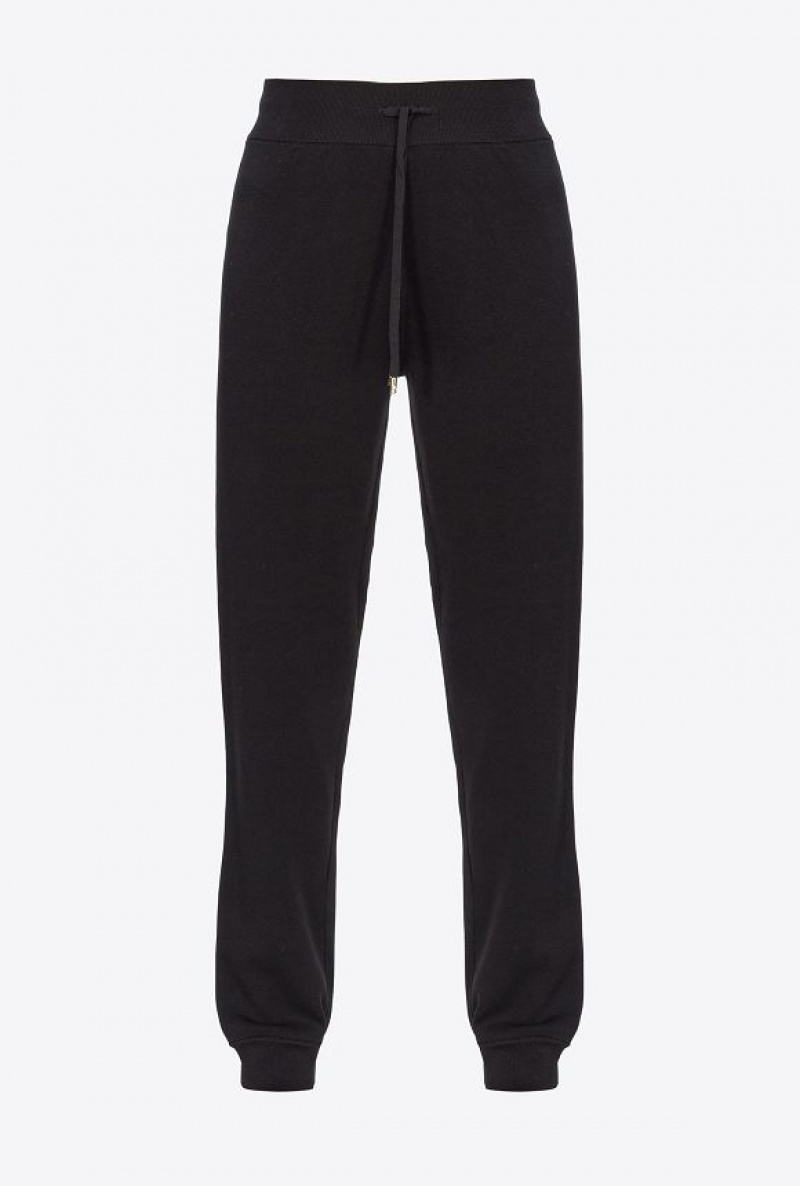 Pinko Fleece Joggers LIMO BLACK | SN-PKO33738