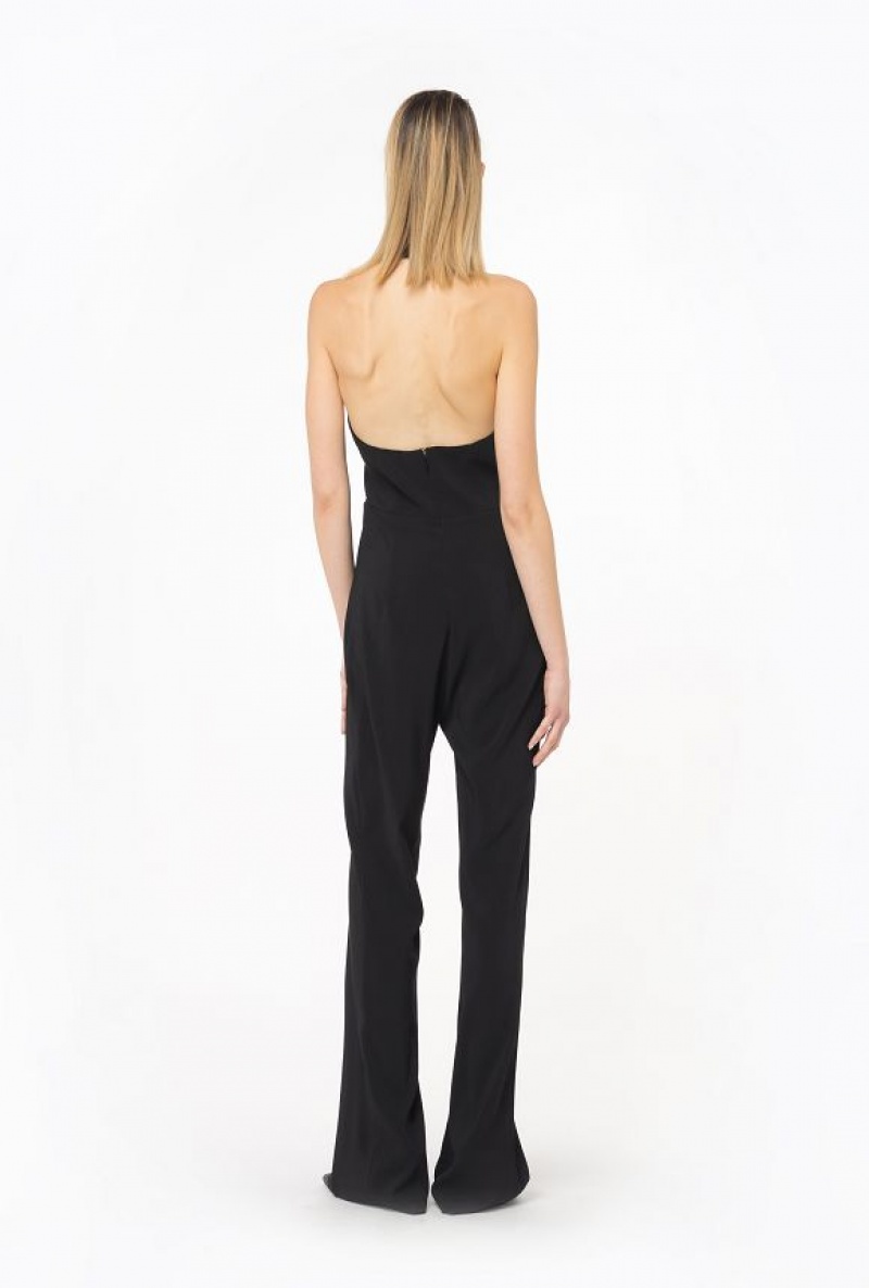 Pinko Halterneck Jumpsuit LIMO BLACK | SN-PKO32979