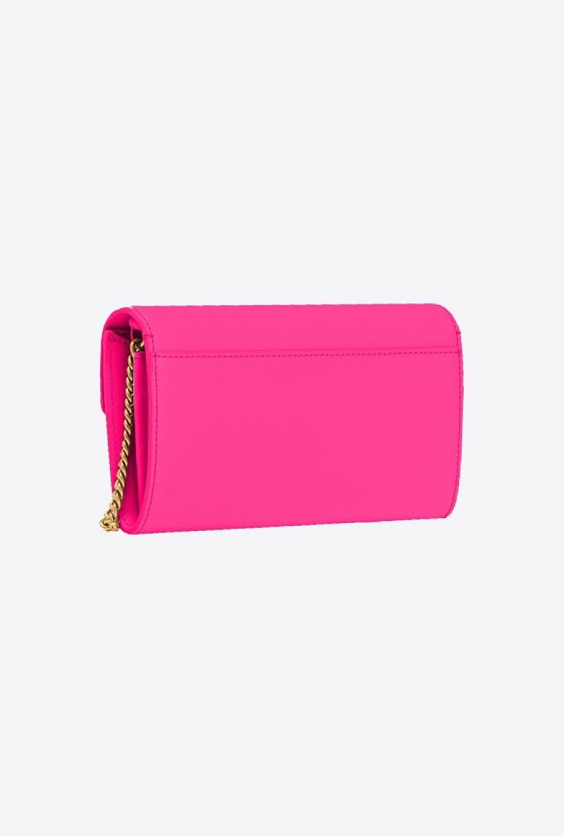 Pinko Love Bag One Wallet Simply PINKO PINK-ANTIQUE GOLD | SN-PKO34287