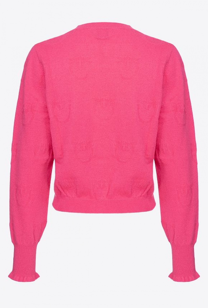 Pinko Love Birds Cashmere Sweater BEETROOT | SN-PKO33522