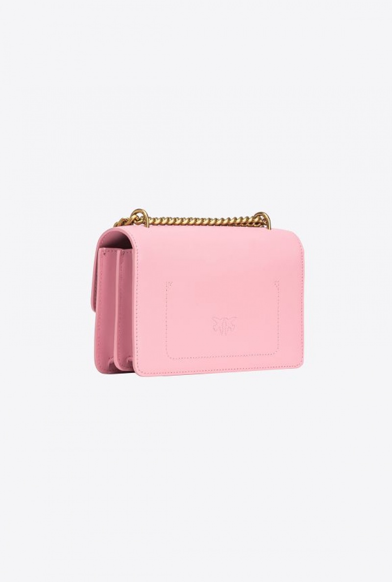 Pinko Mini Love Bag One Simply BLUSH PINK-ANTIQUE GOLD | SN-PKO32528