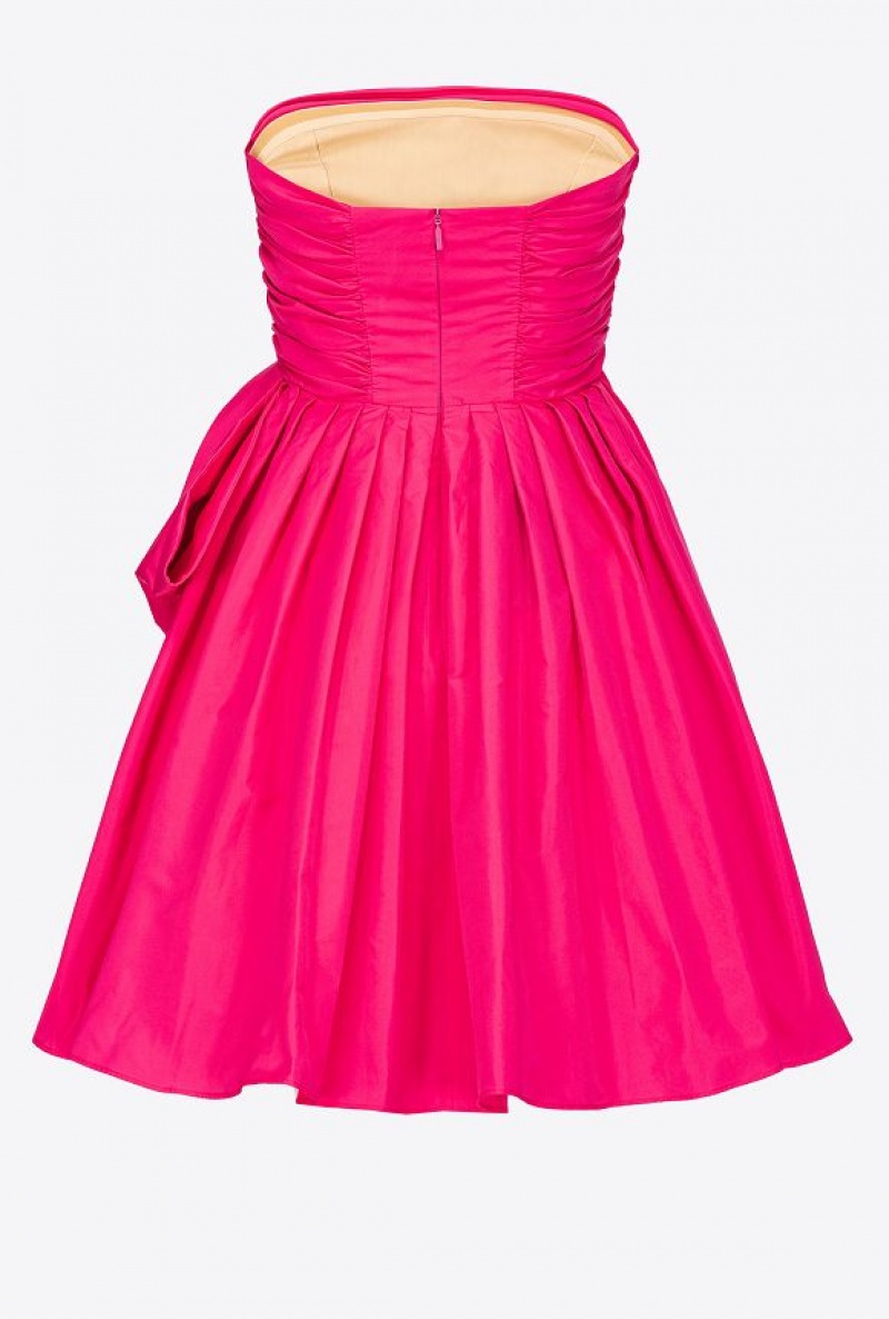 Pinko Mini Taffeta Dress BEETROOT | SN-PKO33063