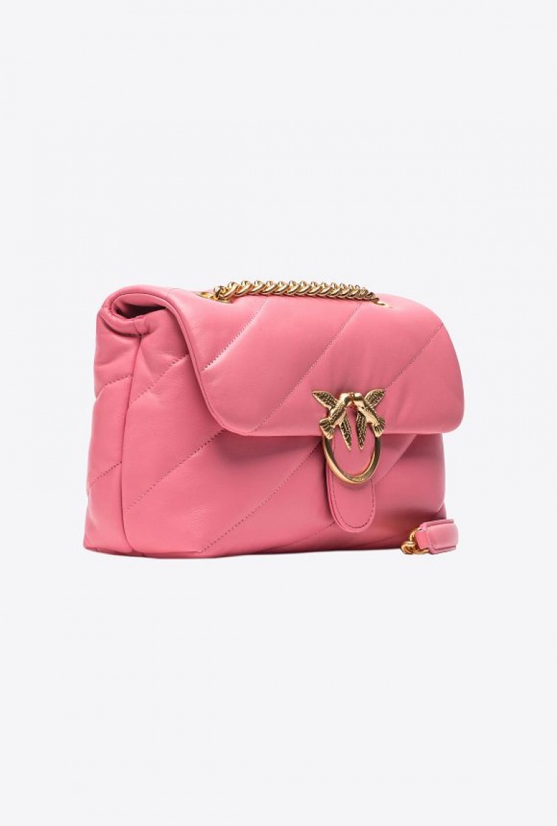 Pinko Pinko Galleria Classic Love Bag Puff PEONY-BRUSHED GOLD | SN-PKO32585