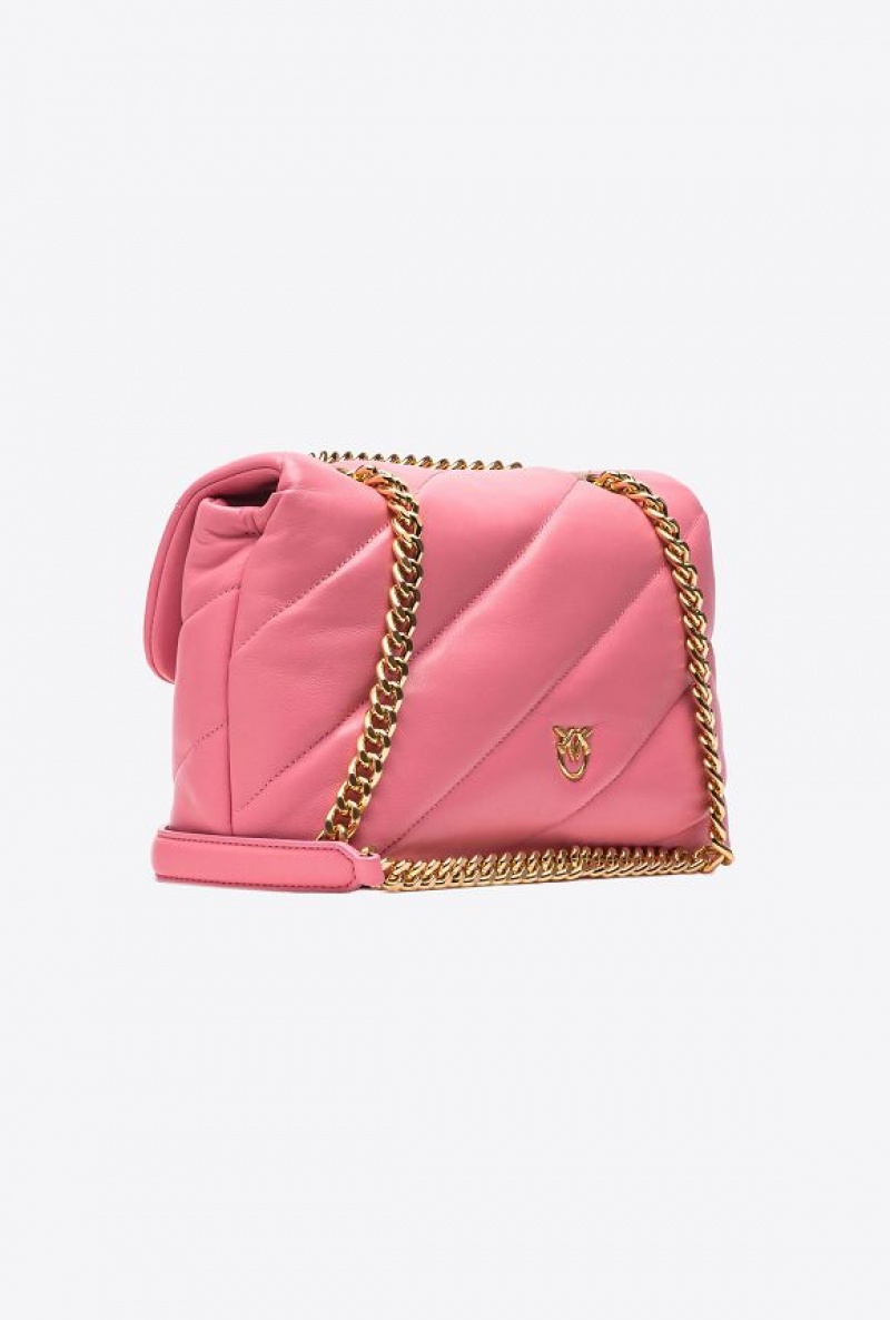 Pinko Pinko Galleria Classic Love Bag Puff PEONY-BRUSHED GOLD | SN-PKO32925