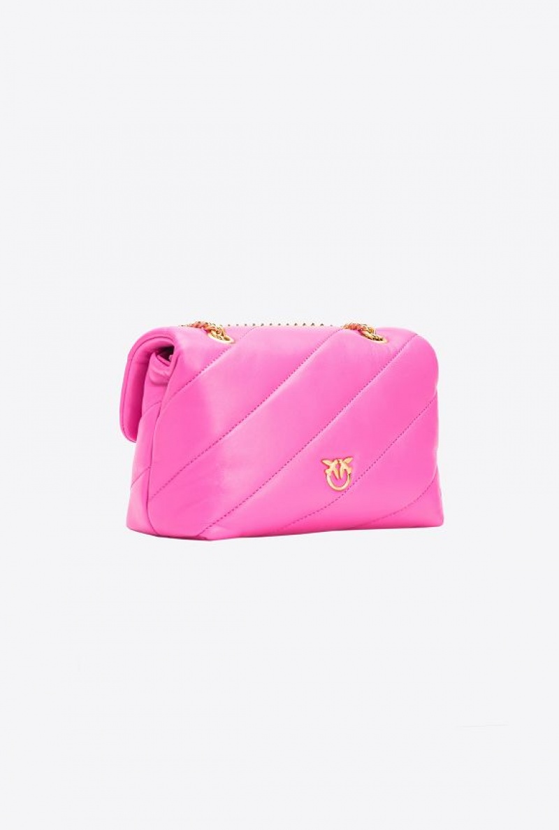 Pinko Pinko Galleria Mini Love Bag Puff STRAWBERRY-BRUSHED GOLD | SN-PKO32337