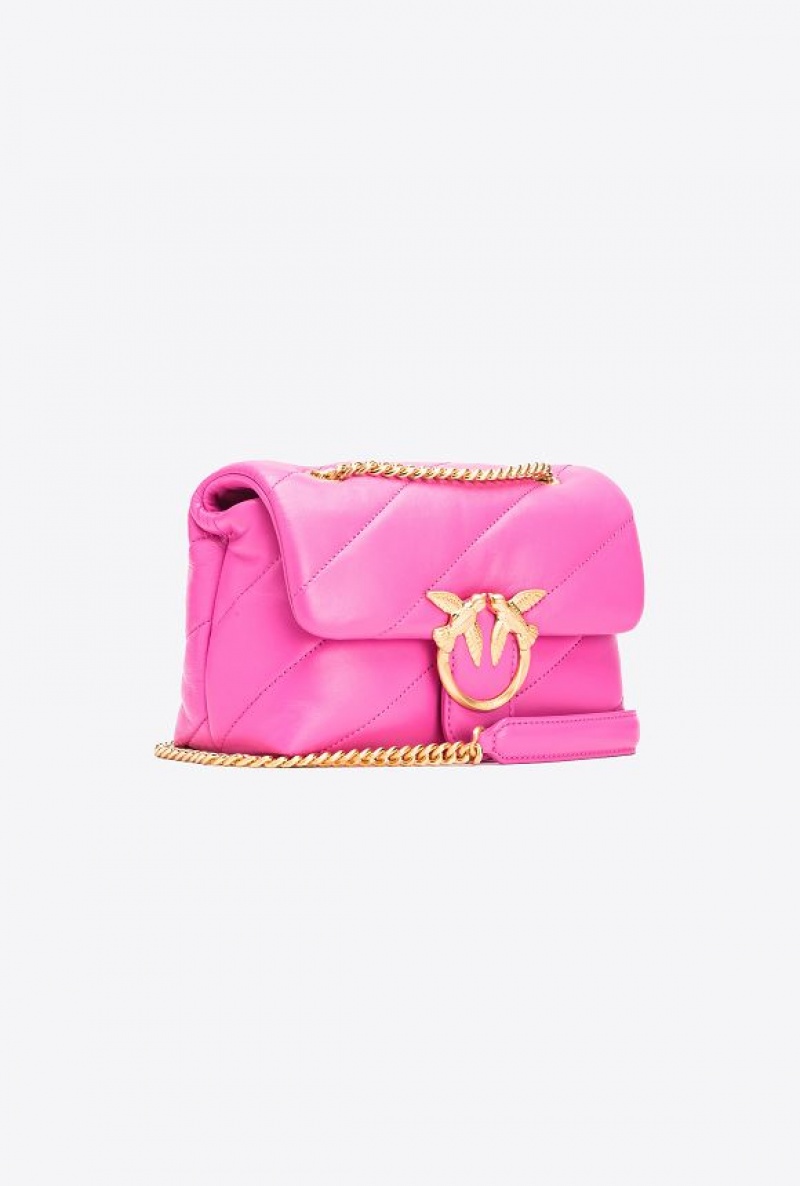 Pinko Pinko Galleria Mini Love Bag Puff STRAWBERRY-BRUSHED GOLD | SN-PKO32927