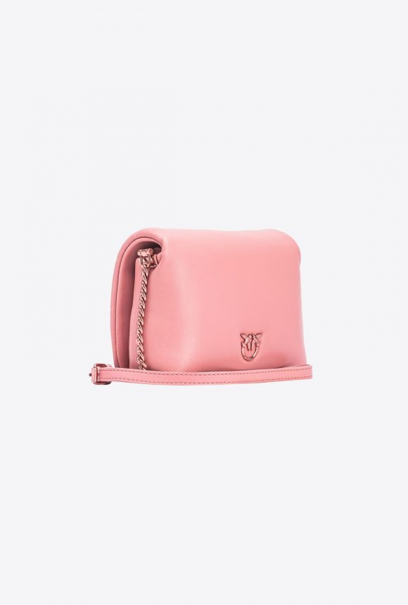 Pinko Pinko Galleria Nappa Leather Baby Love Bag Click Puff PINK-PINKISH BEIGE-BLOCK COLOUR | SN-PKO32809