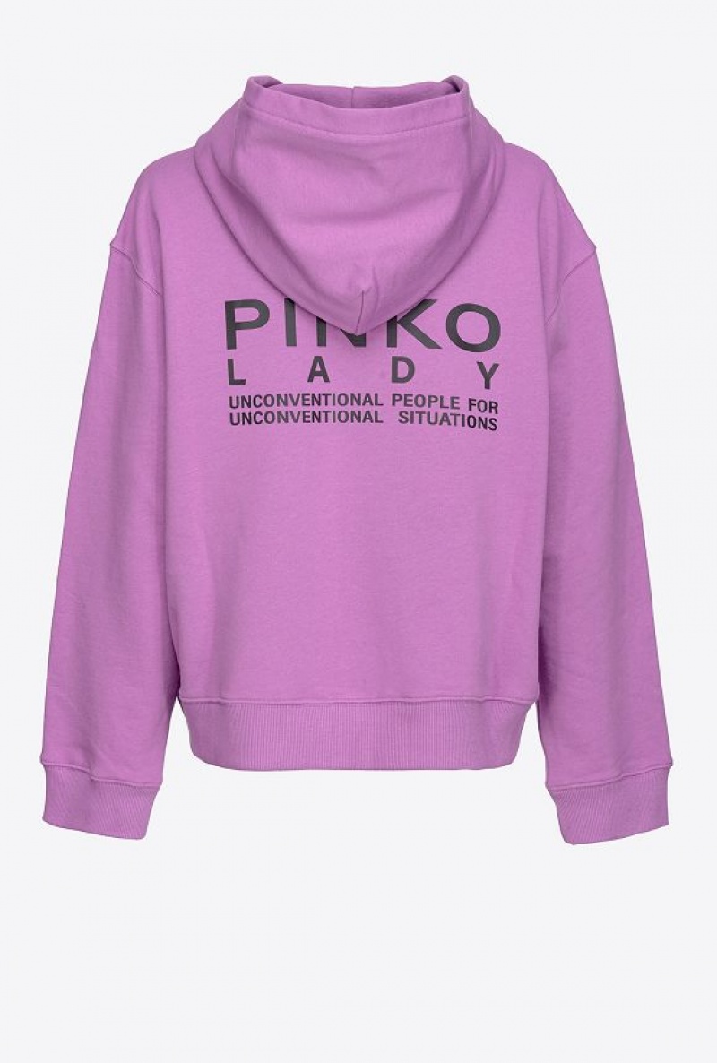 Pinko Pinko Lady Hoodie ORCHID IRIS | SN-PKO33488