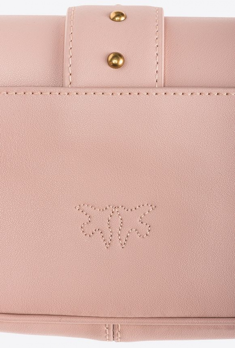 Pinko Pocket Love Bag One Simply PINK/DUSTY PINK-ANTIQUE GOLD | SN-PKO32460