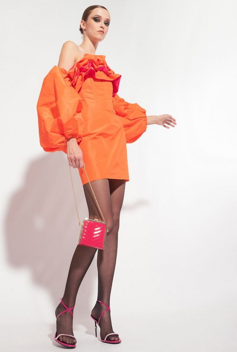 Pinko Taffeta Shrug RED ORANGE | SN-PKO34379